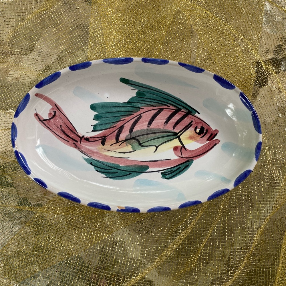 🇮🇹VIETRI (Italy) Fish Dish